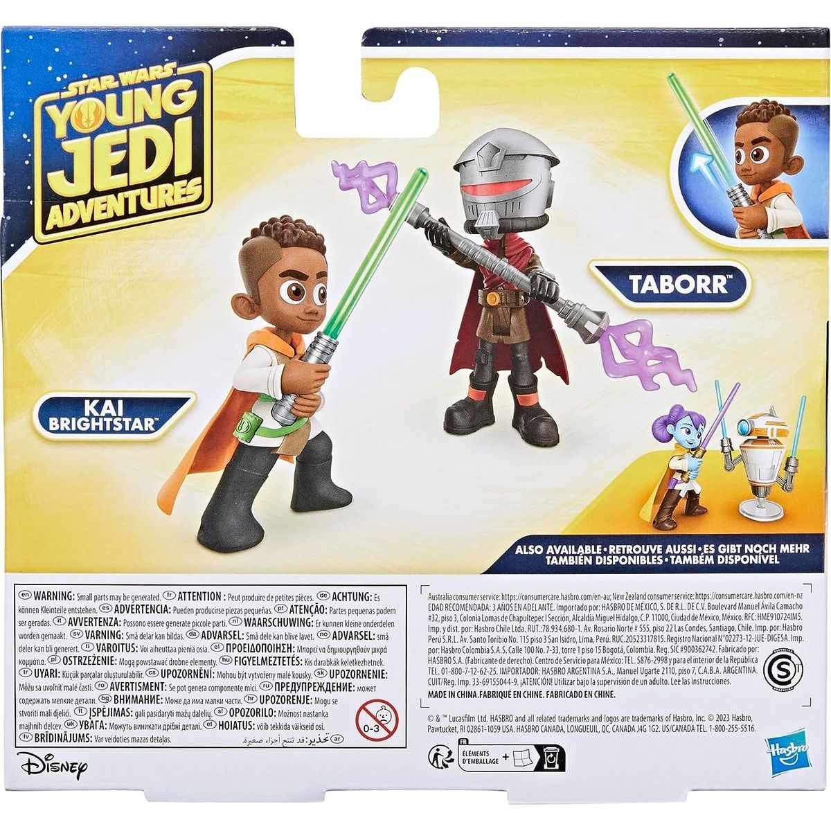Hasbro Star Wars Young Jedi Adventures Duel Kai Brightstar vs. Taborr