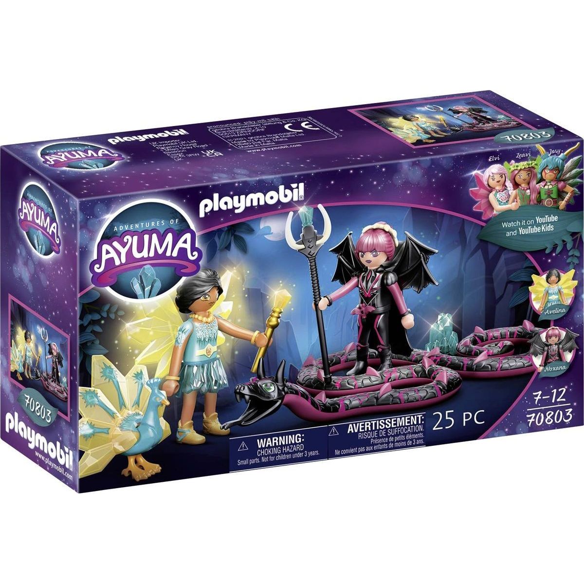 PLAYMOBIL® 70803 Ayuma Crystal Fairy a Bat Fairy s pohádkovými zvířecími dušemi