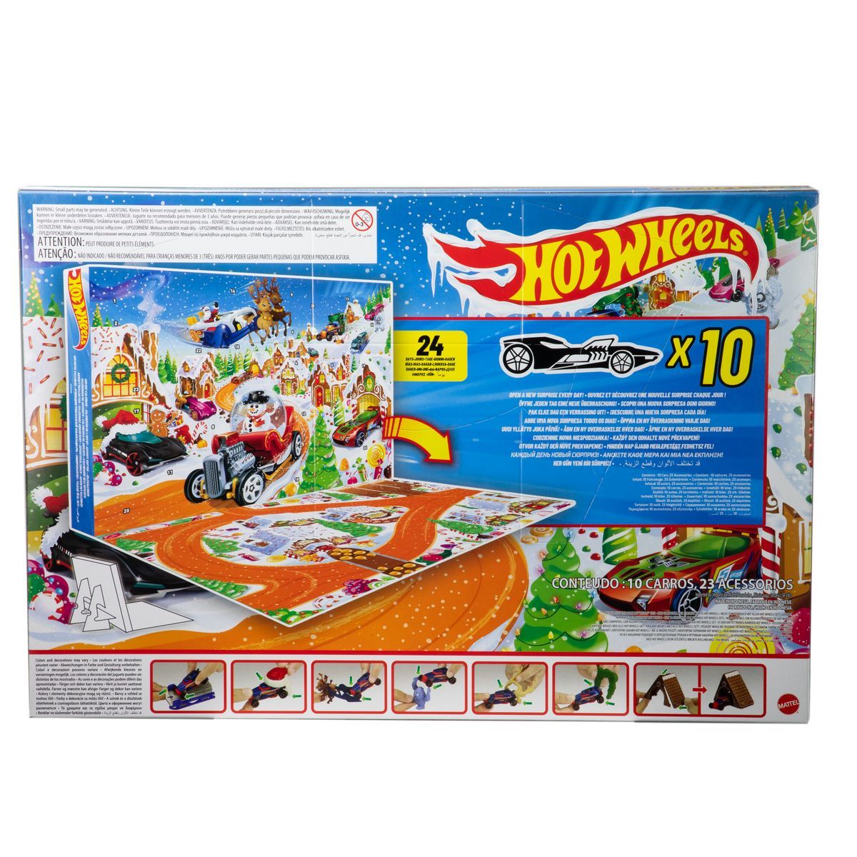 Hot Wheels Adventní kalendář JCB47