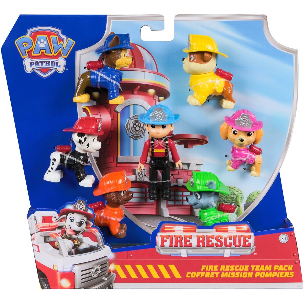 Tlapková patrola fire rescue mutibalení figurek