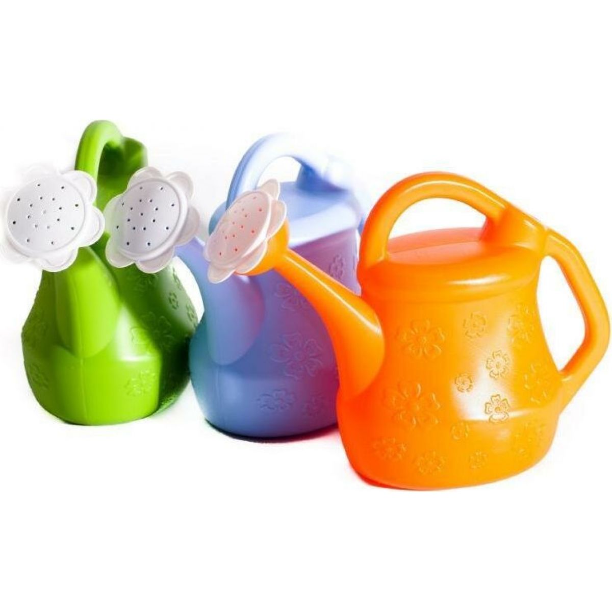 Teddies Konvička kytička plastová oranžová