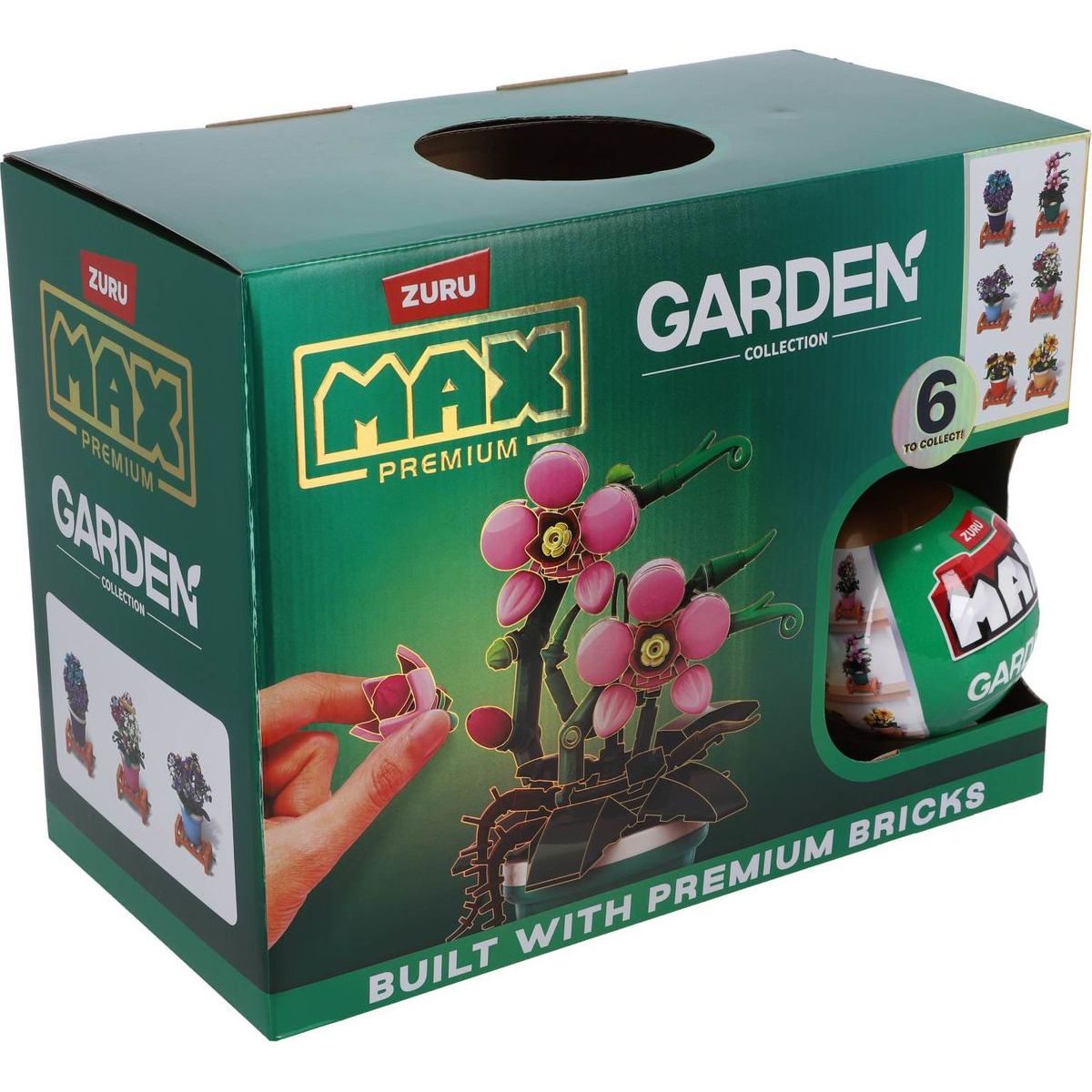 Zuru Koule s kostkam Květiny v květináči Max Bricks 1ks