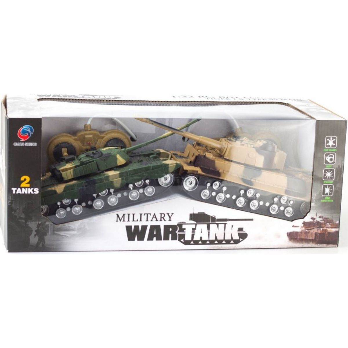 RC Tank na ovládání 2 kusy