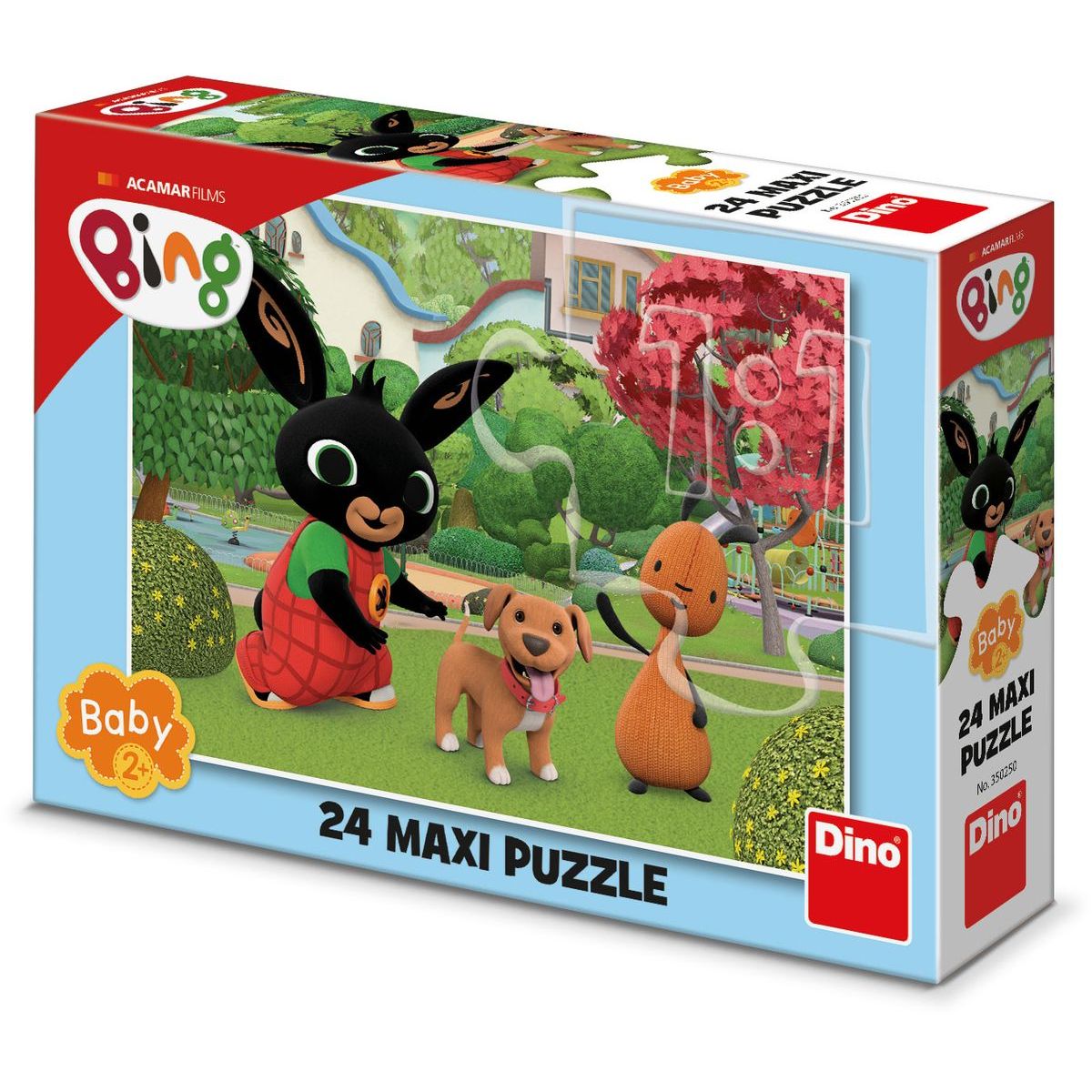 Dino Puzzle maxi Bing s pejskem 24 dílků