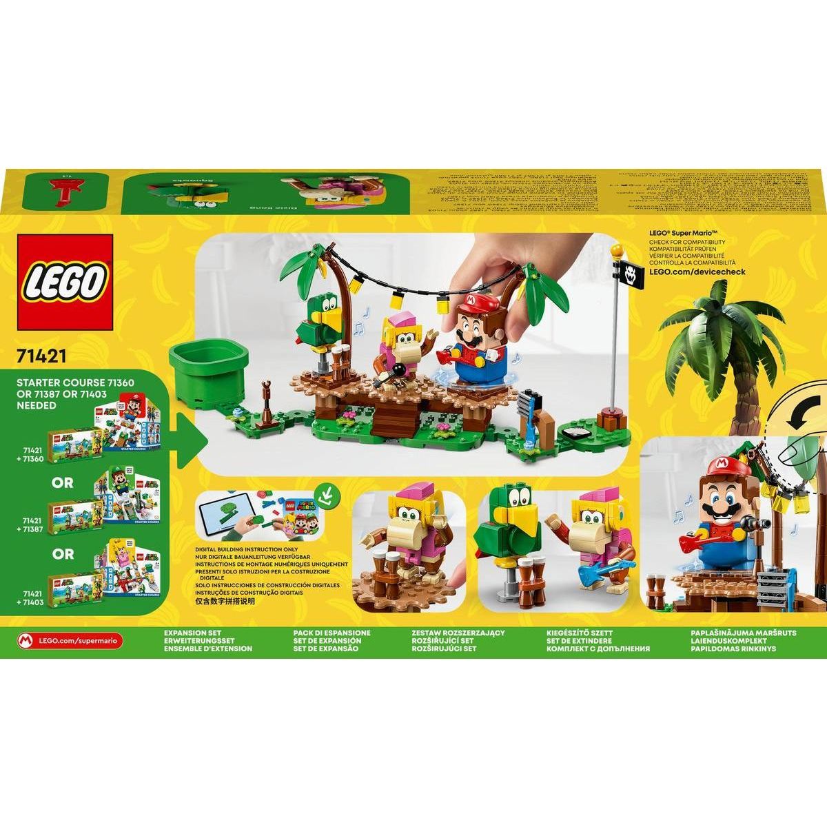 LEGO® Super Mario™ 71421 Dixie Kong a koncert v džungli - rozšiřující set