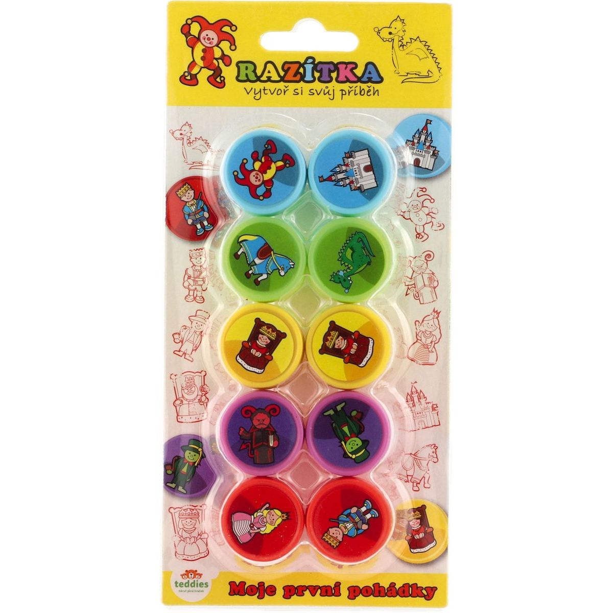Teddies Razítka samotiskací Moje první pohádky 10ks