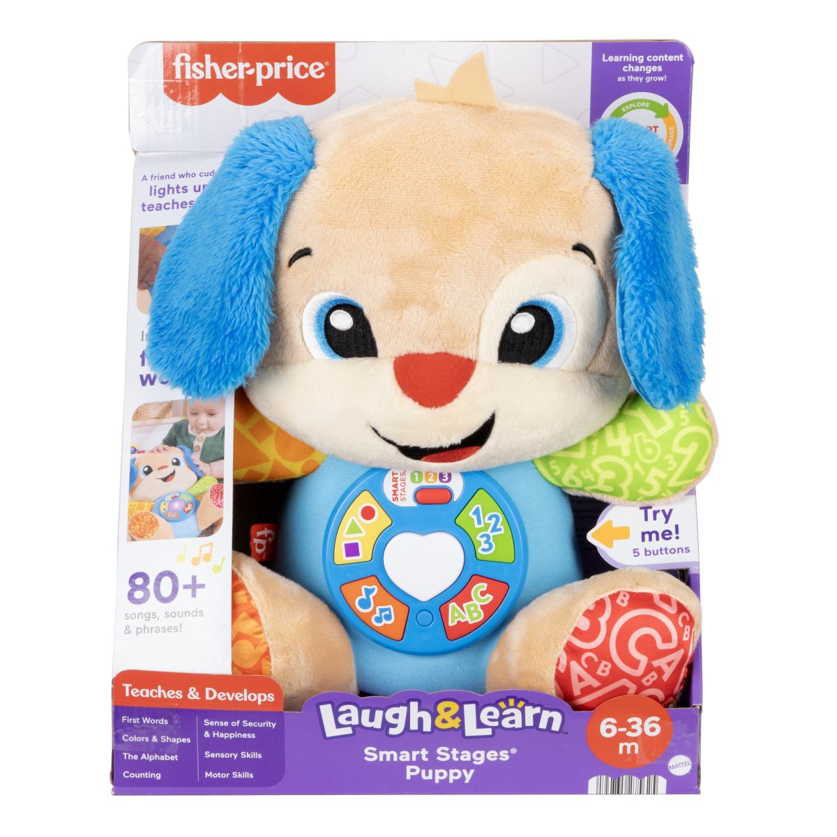 Fisher-Price Smart Stages mluvící pejsek CZ,SK,ENG,HU,PL