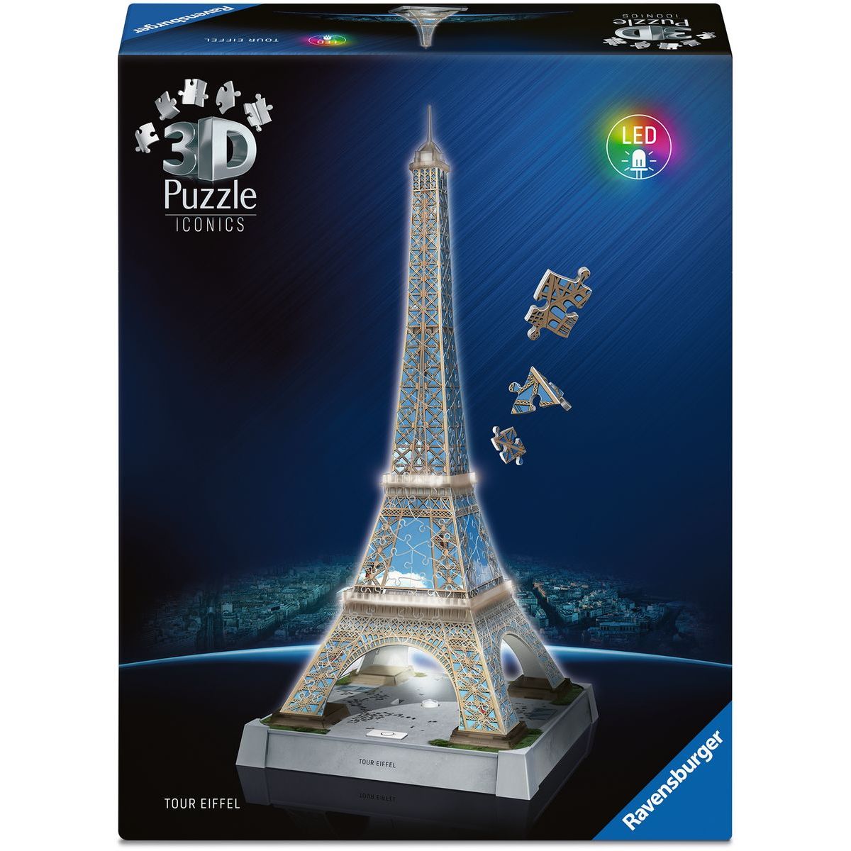 Ravensburger Iconics: Eiffelova věž (Noční edice)