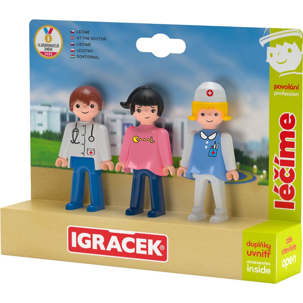 Igráček Trio Léčíme - Doktor, Sestřička a Pacientka