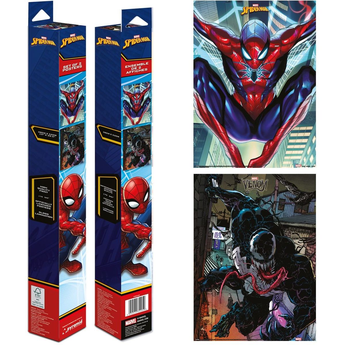 Paladone Spiderman Set plakátů mini 2 ks