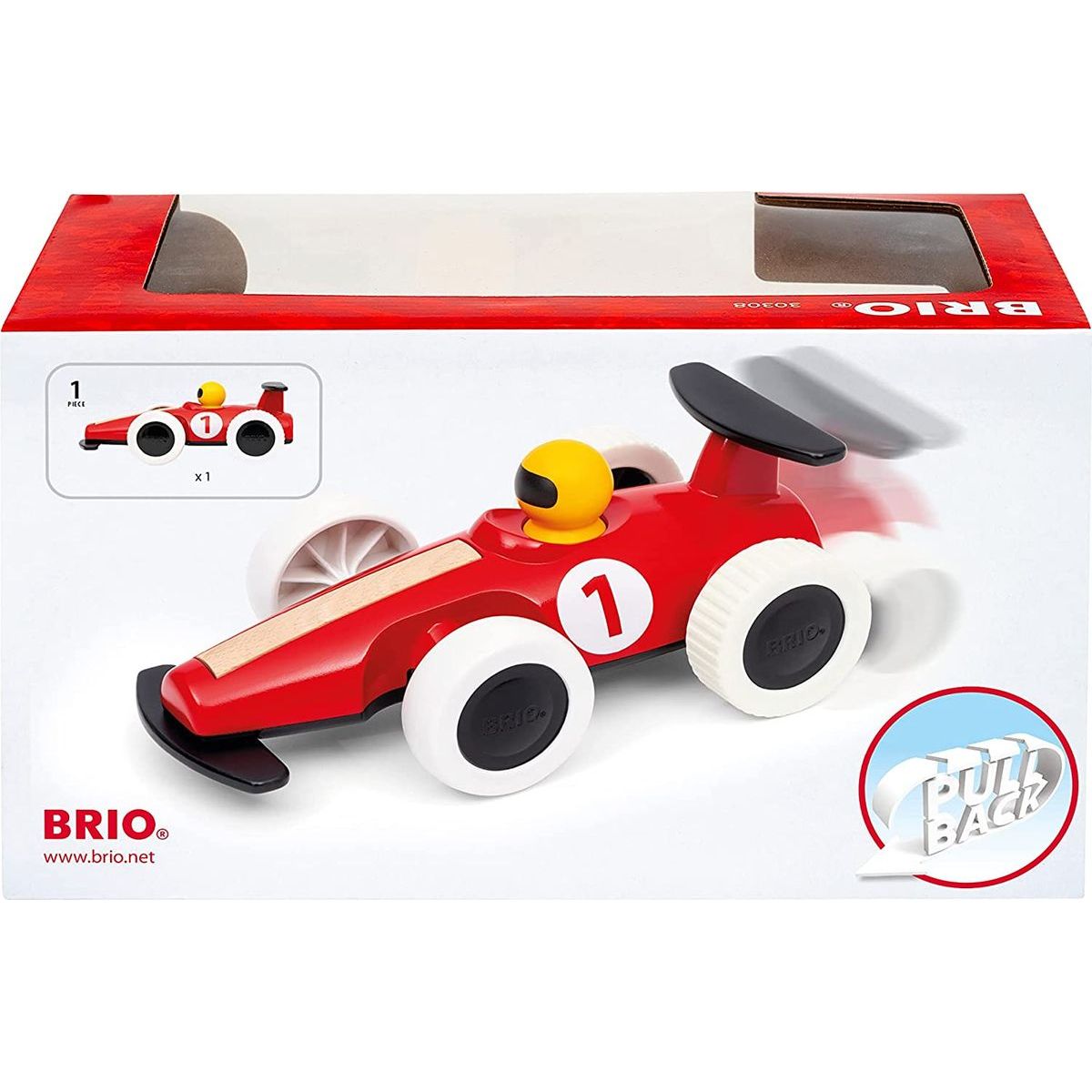 BRIO 30308 Velké natahovací závodní auto