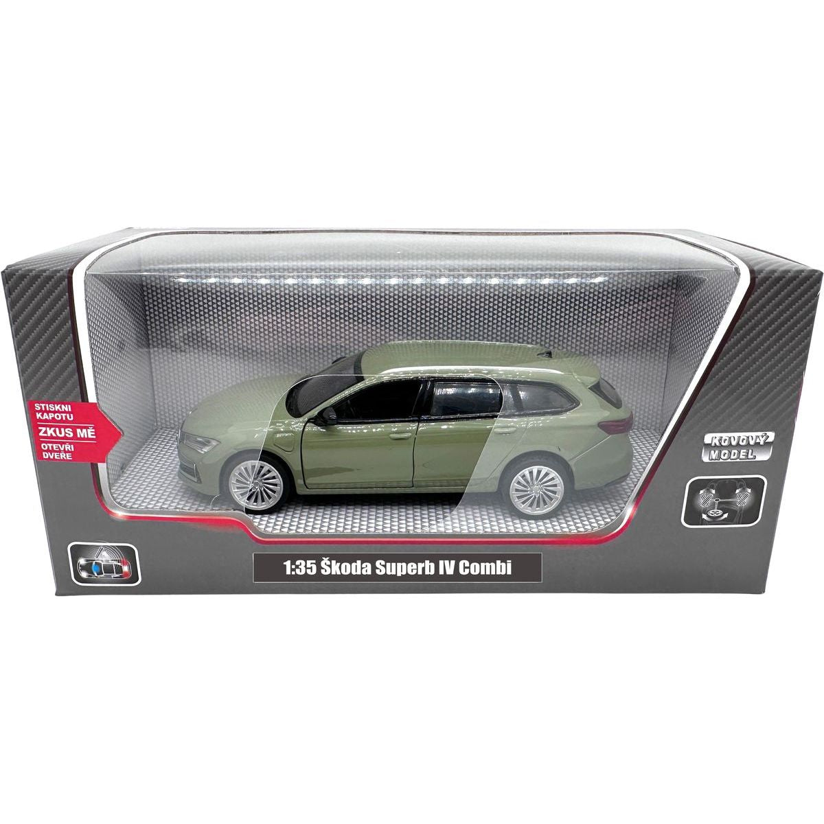Sparkys 1:35 Škoda Superb IV Combi zelené