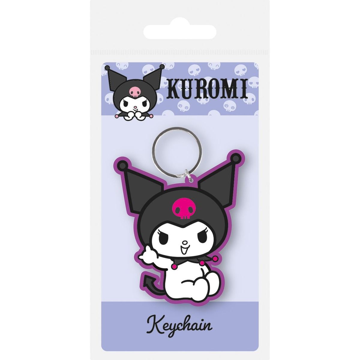 Pyramid International Hello Kitty Gumová klíčenka Kuromi
