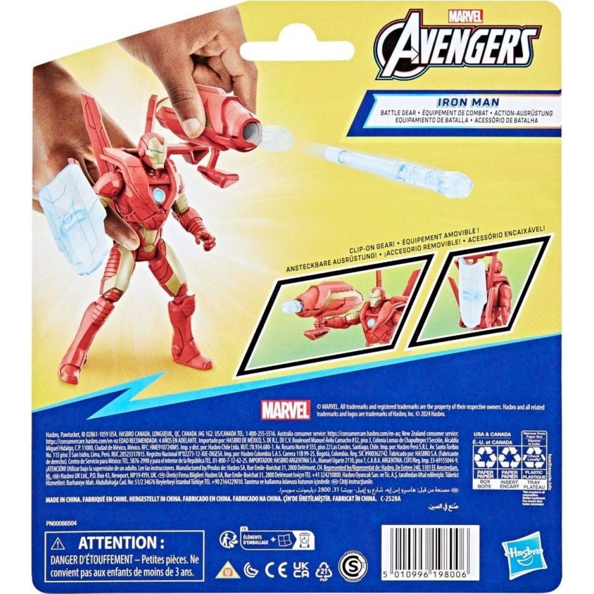 Hasbro Avengers Battle Gear Iron Man figurka