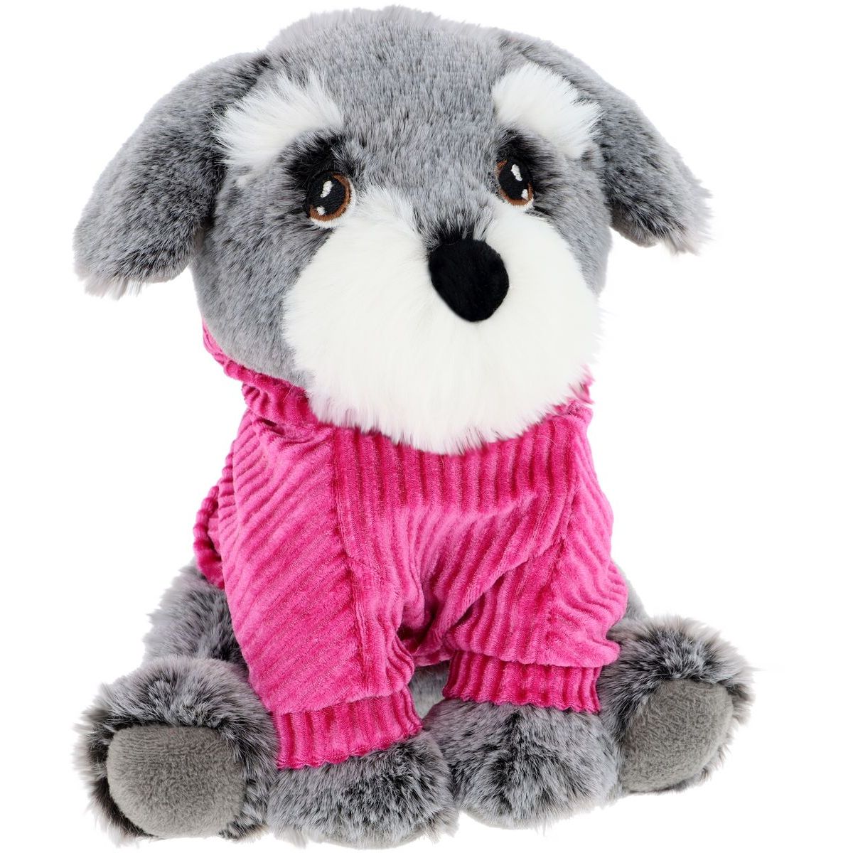 KEEL TOYS Keeleco Štěně v mikině 18 cm šedý