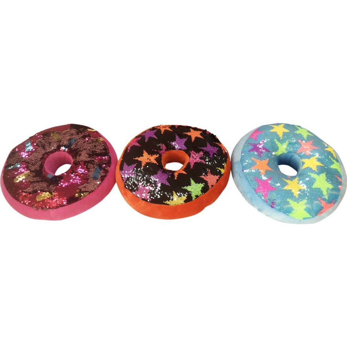Alltoys Donut s flitry 30 cm - červený