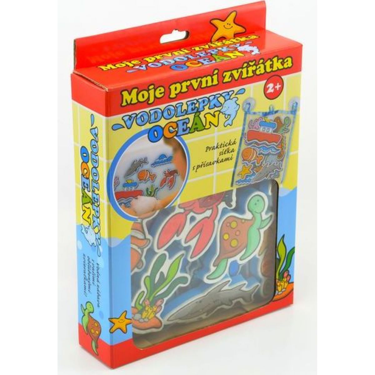 Teddies Moje první zvířátka Vodolepky Oceán 12ks