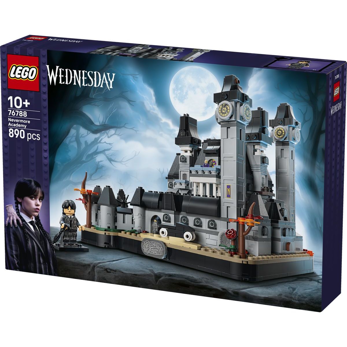 LEGO® Wednesday 76788 Akademie Nevermore - stavebnice s 890 dílky