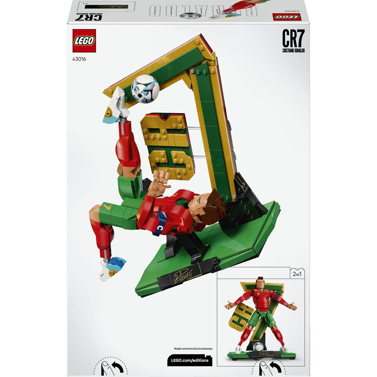 LEGO® Editions 43016 Cristiano Ronaldo - Fotbalová legenda