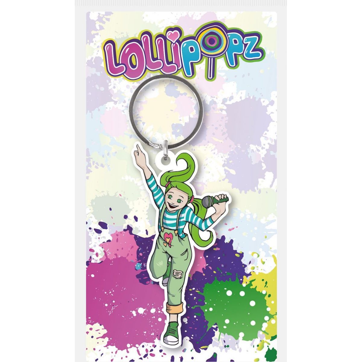 Epee Lollipopz klíčenka gumová zelená