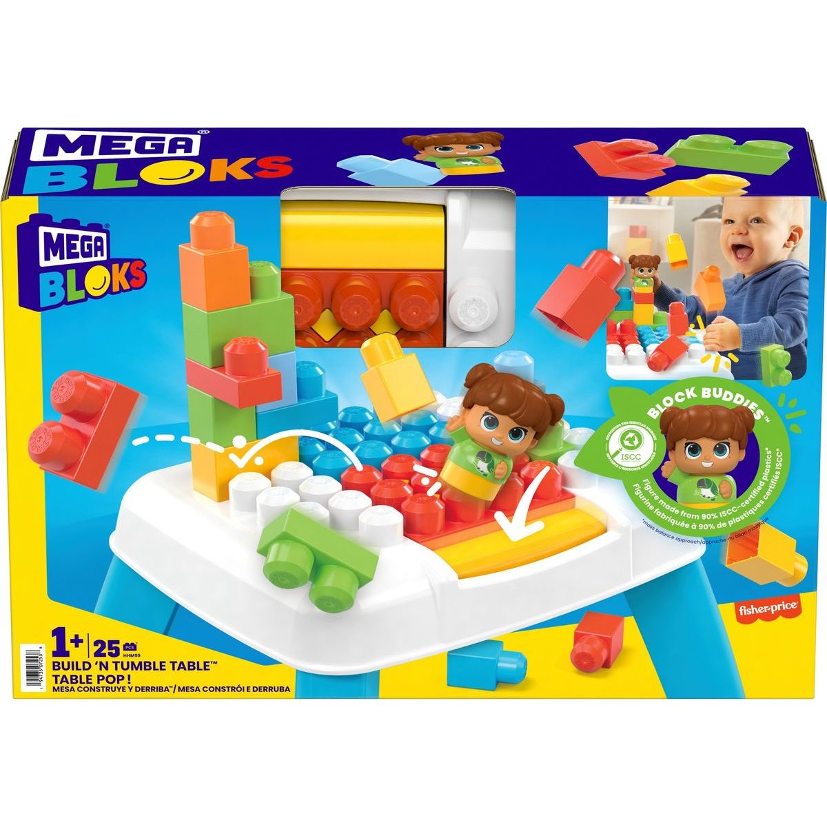 Mega Bloks stoleček postav a rozházej kostky