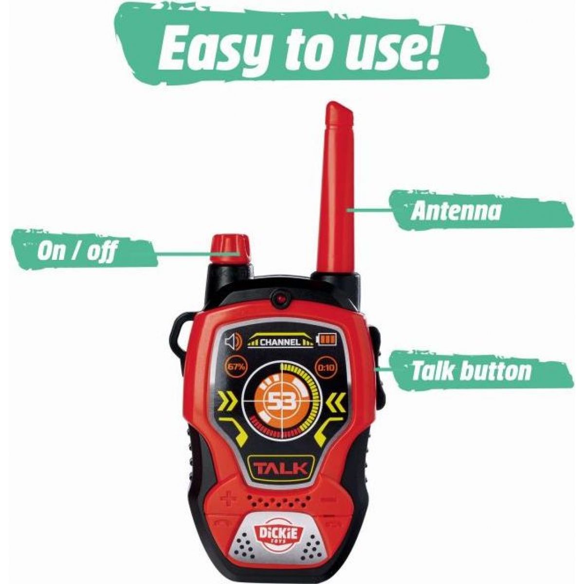 Dickie Vysílačky Walkie Talkie Fun