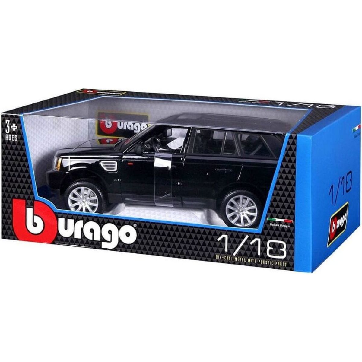 Bburago 1 : 18 Range Rover Sport černá 18-12069