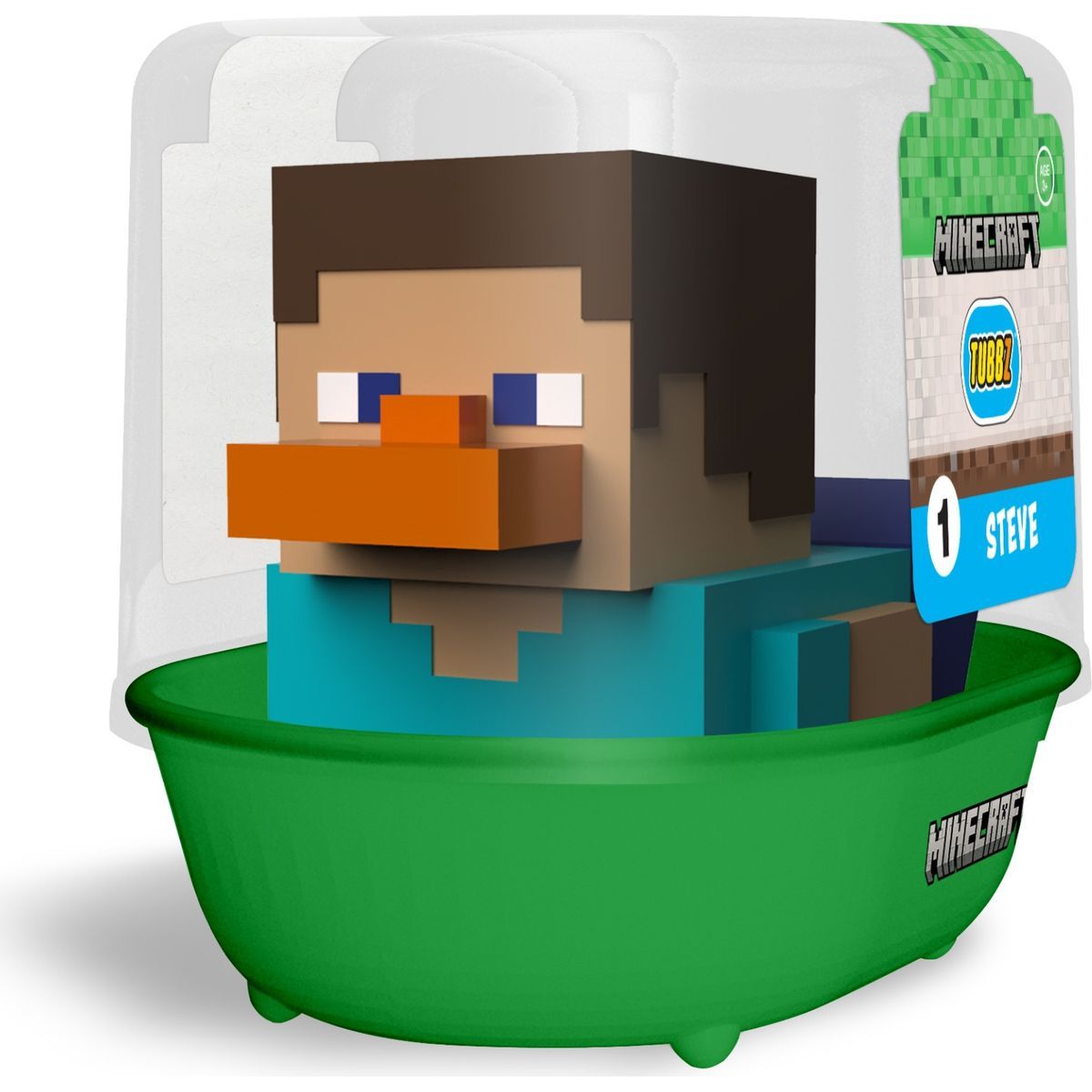 Tubbz kachnička Minecraft Steve (první edice)