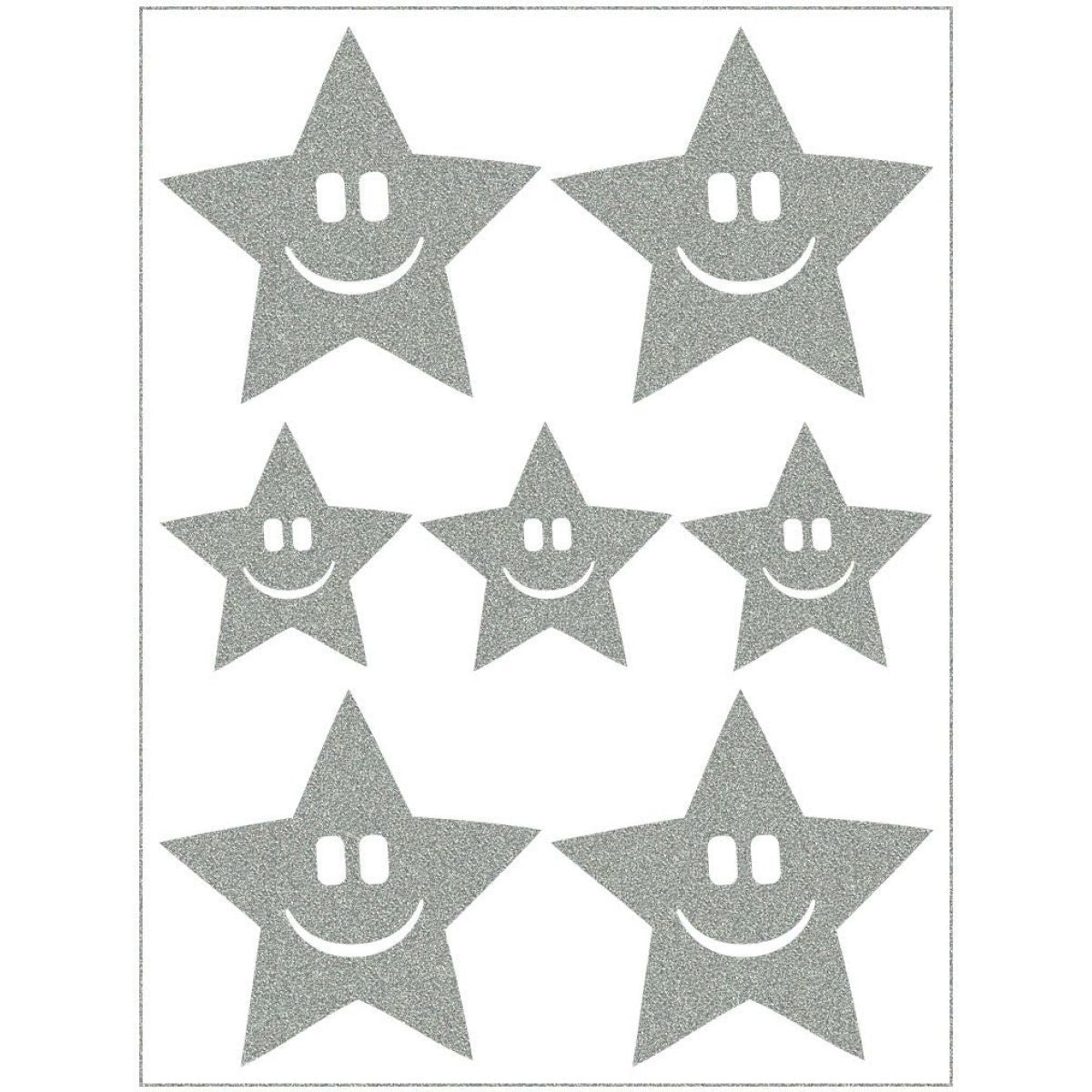 Reflexní nažehlovací motivy hvězda