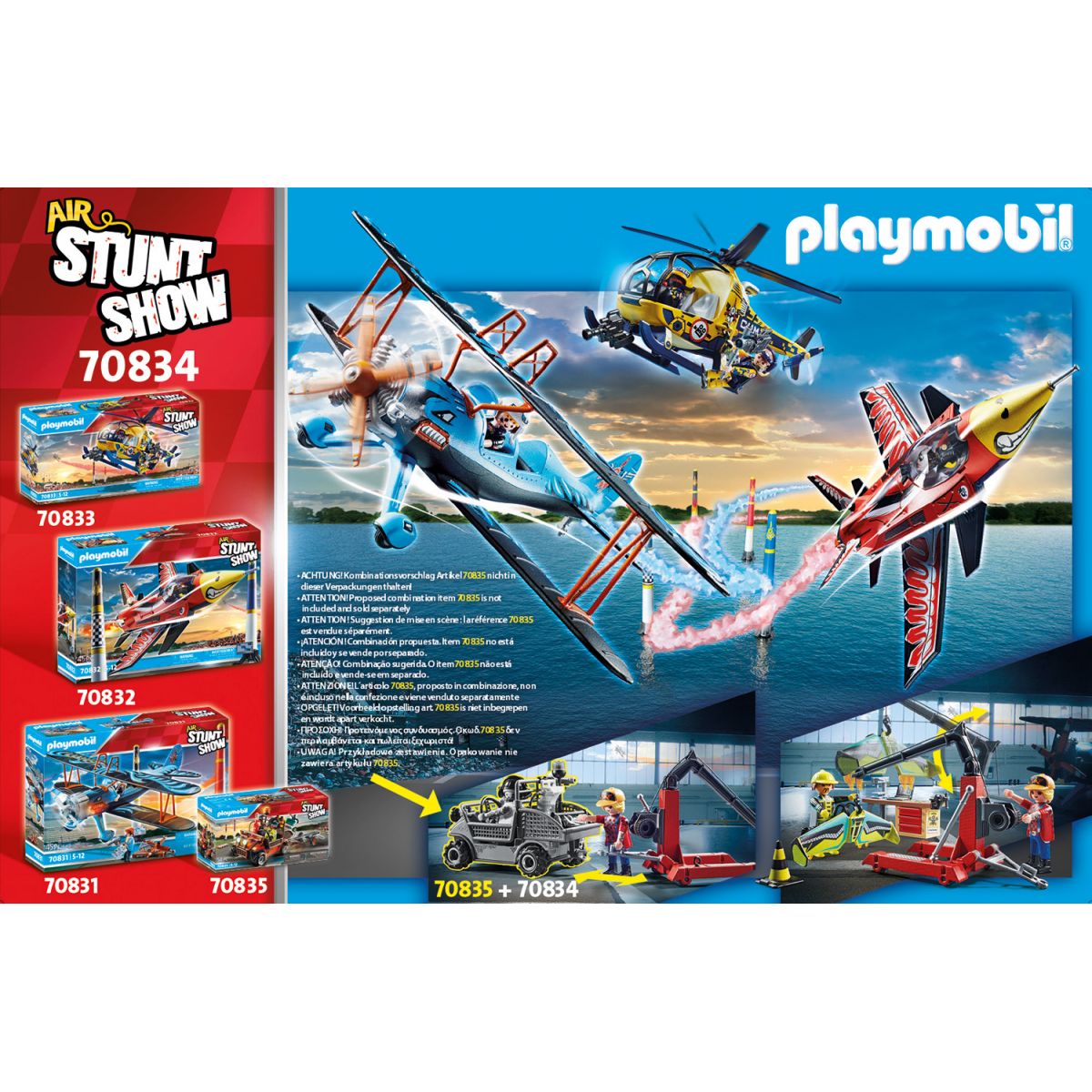 PLAYMOBIL® 70834 Air Stuntshow Servisní stanice