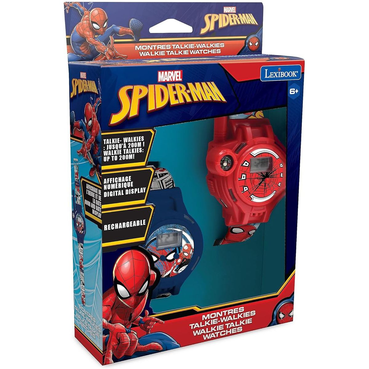 Lexibook Hodinky s vysílačkou Spider-Man