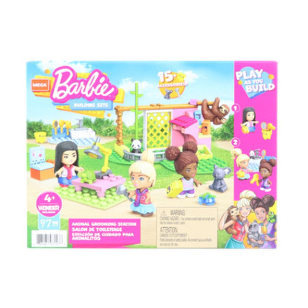 Mattel Mega Construx Barbie péče o zvířátka