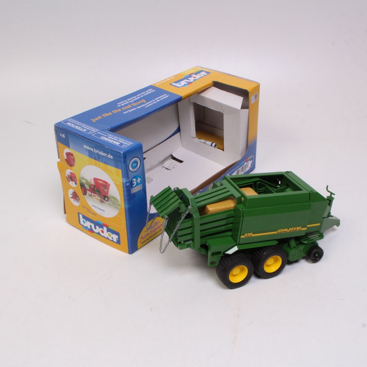 Bruder 02017 Balíkovač slámy John Deere