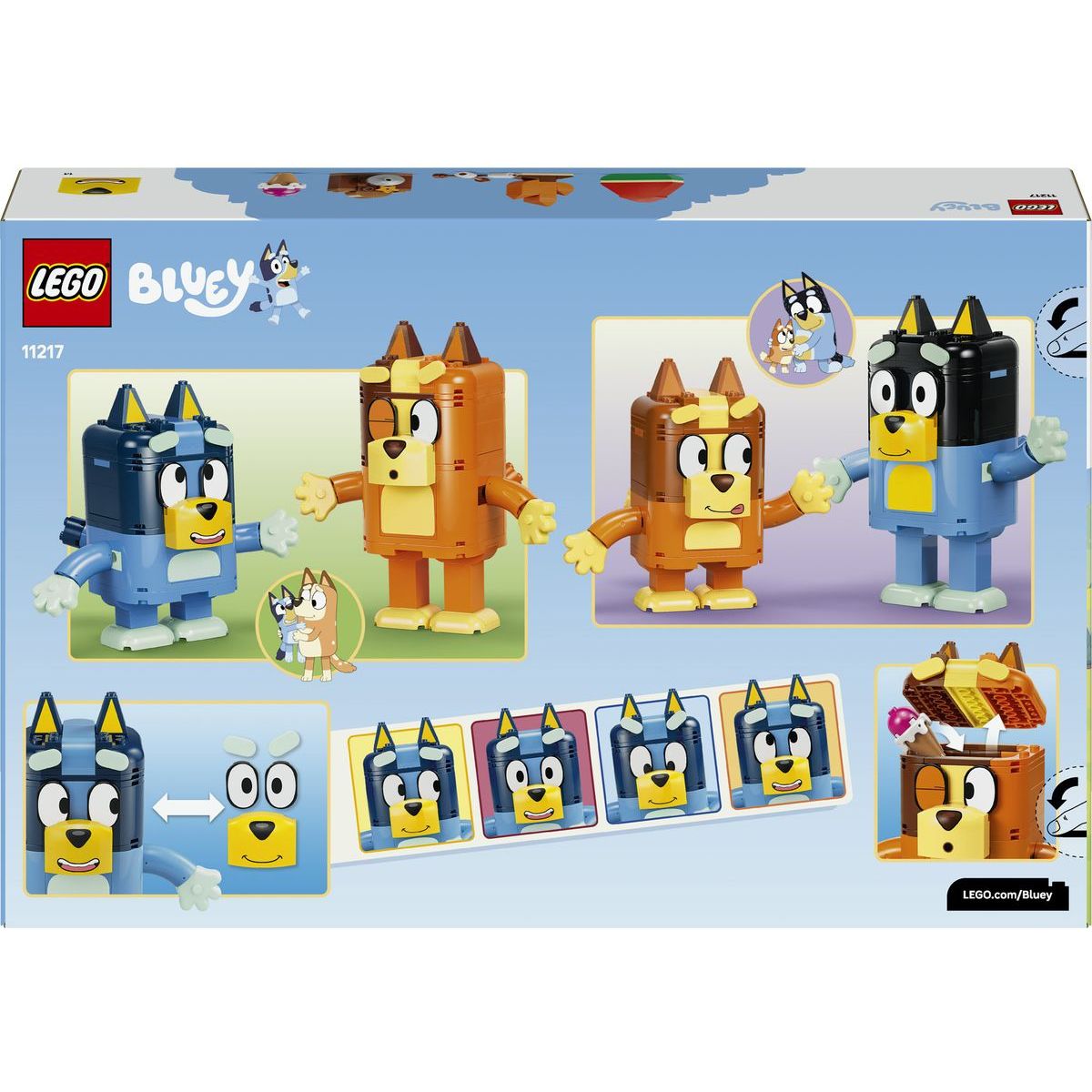 LEGO® Bluey 11217 Bluey a její rodinka z kostek