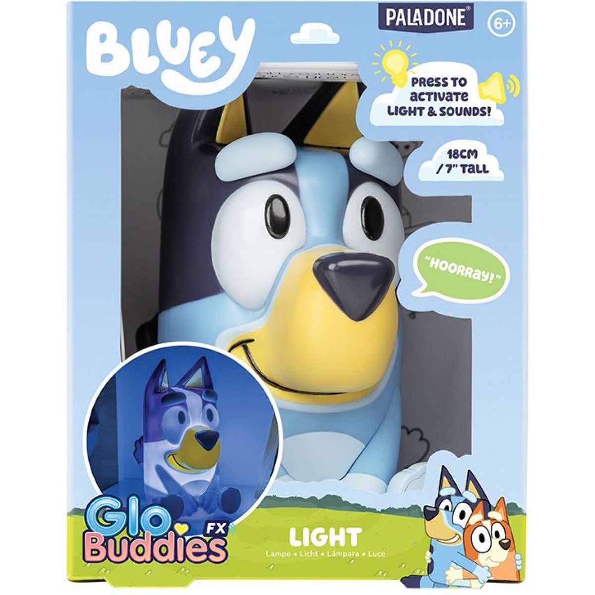 Paladone Bluey 3D světlo se zvukem