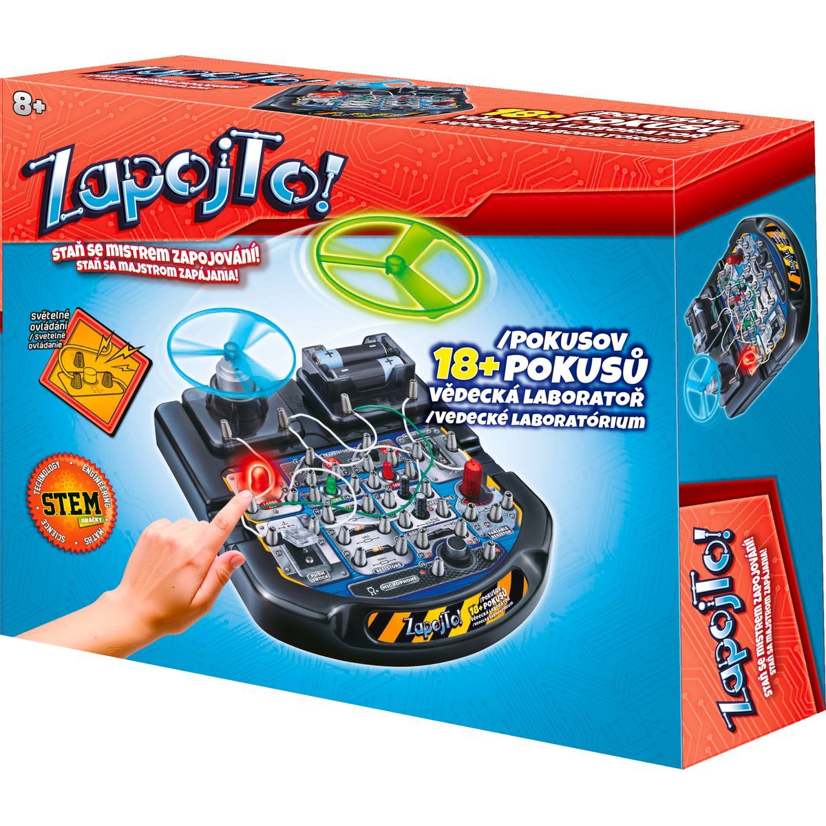 ZAPOJ TO - Vědecká laboratoř s ventilátorem 18+ pokusů