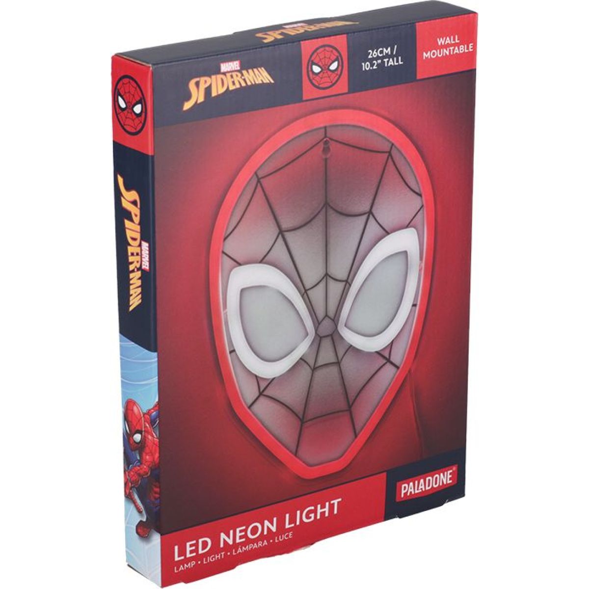 Spiderman neon světlo