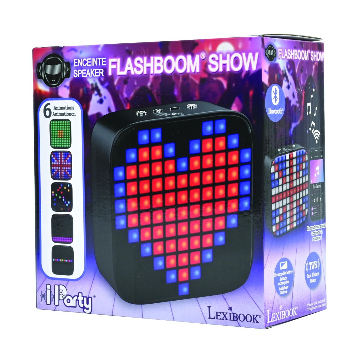 Lexibook Reproduktor iParty Flashboom Show
