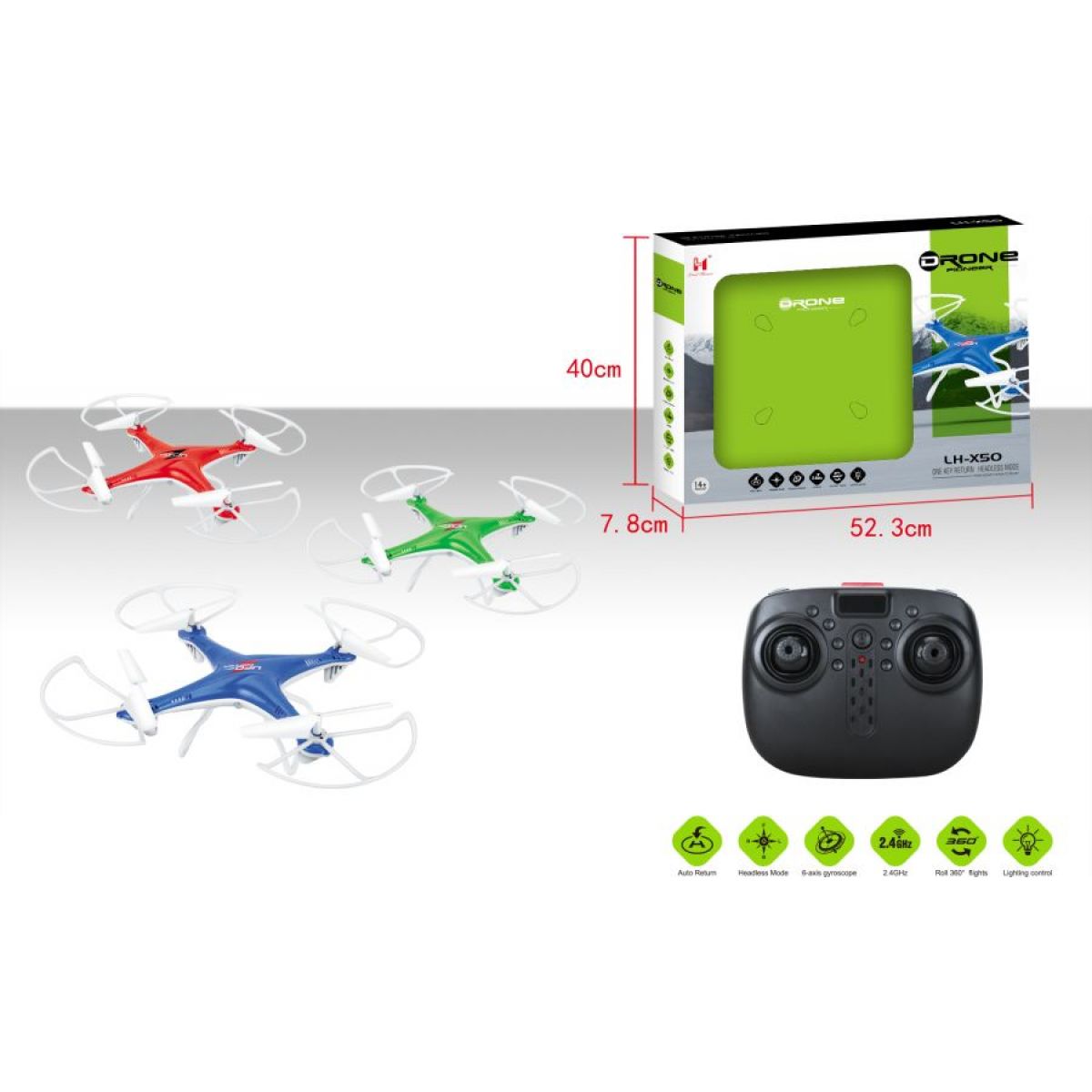 Epee Dron Pionner modrý