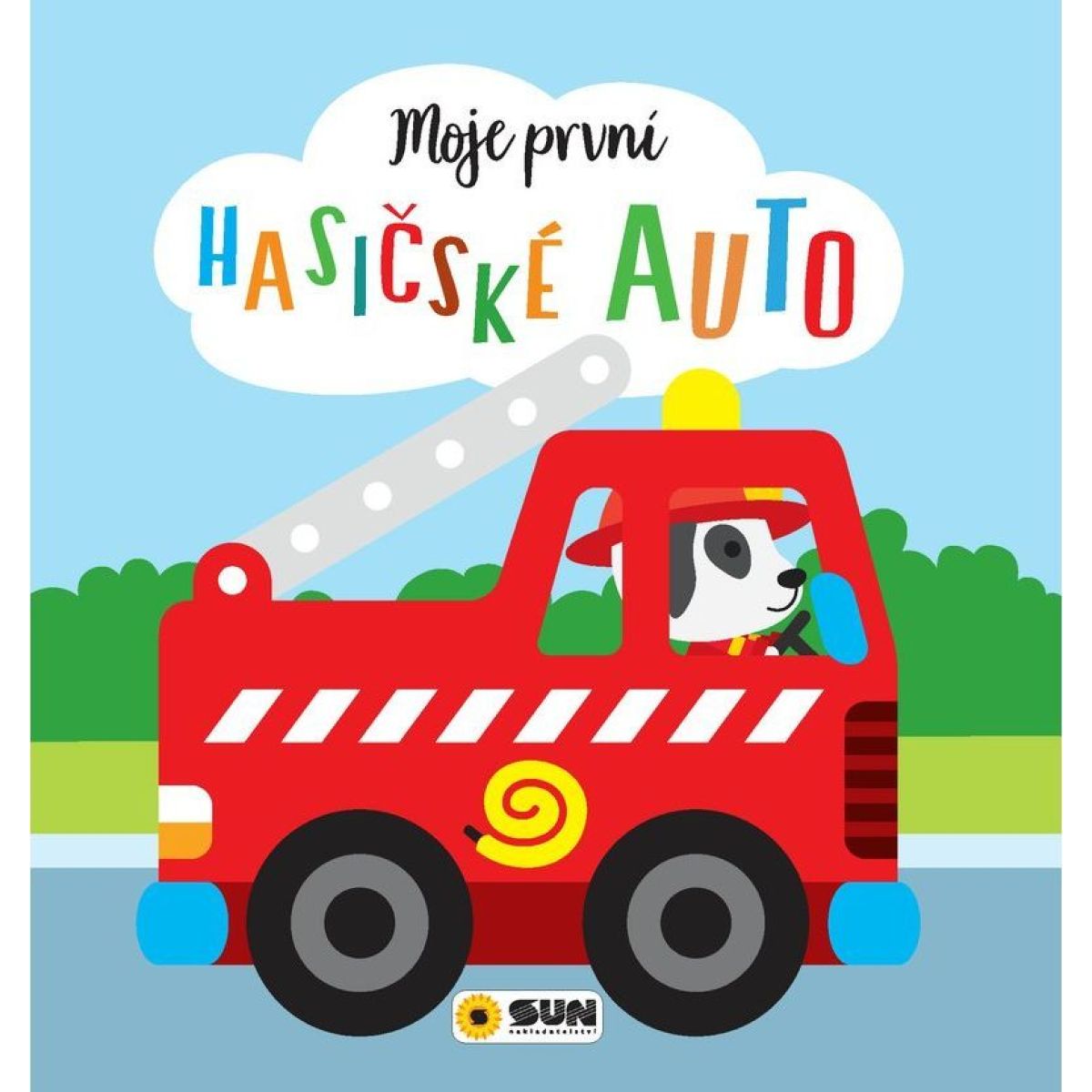 SUN Moje první Hasičské auto Kniha a hračka dárkový box