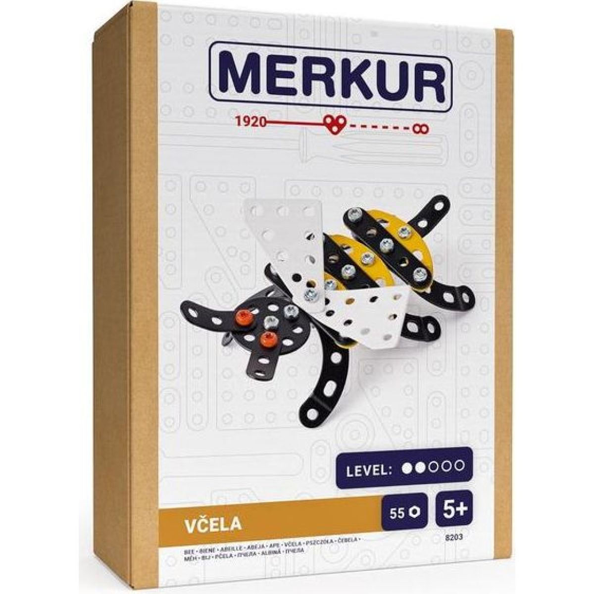 Merkur 8203 Broučci Včela, 55 dílků