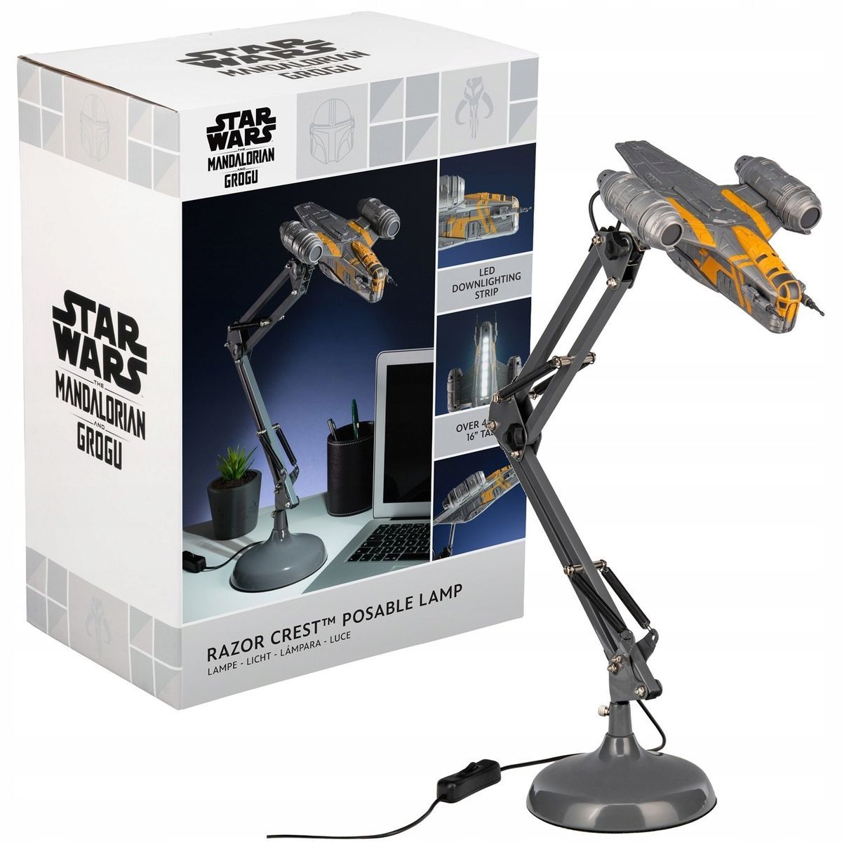 Paladone Mandalorian lampa stolní polohovatelná