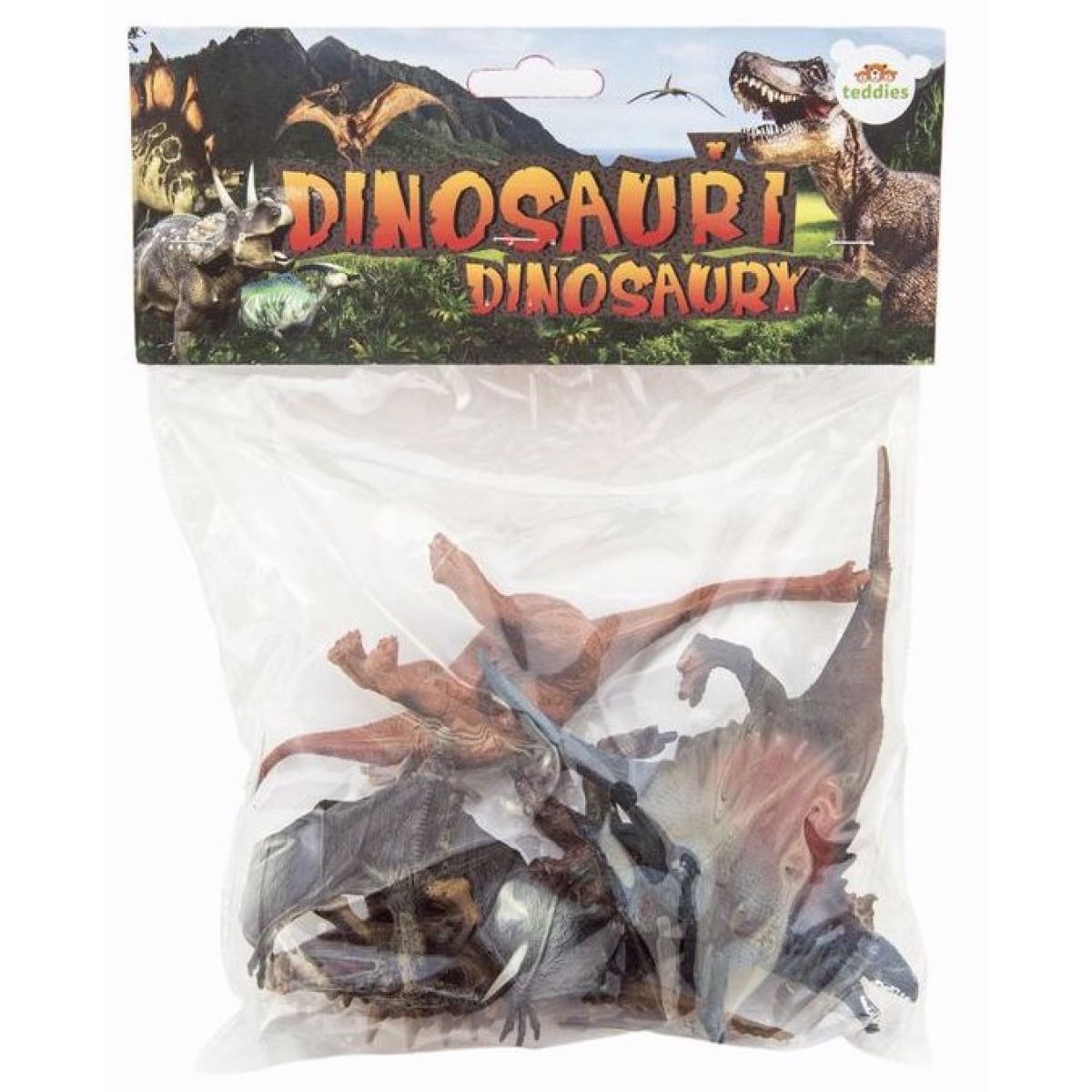 Dinosaurus plastový 15-18cm 5ks