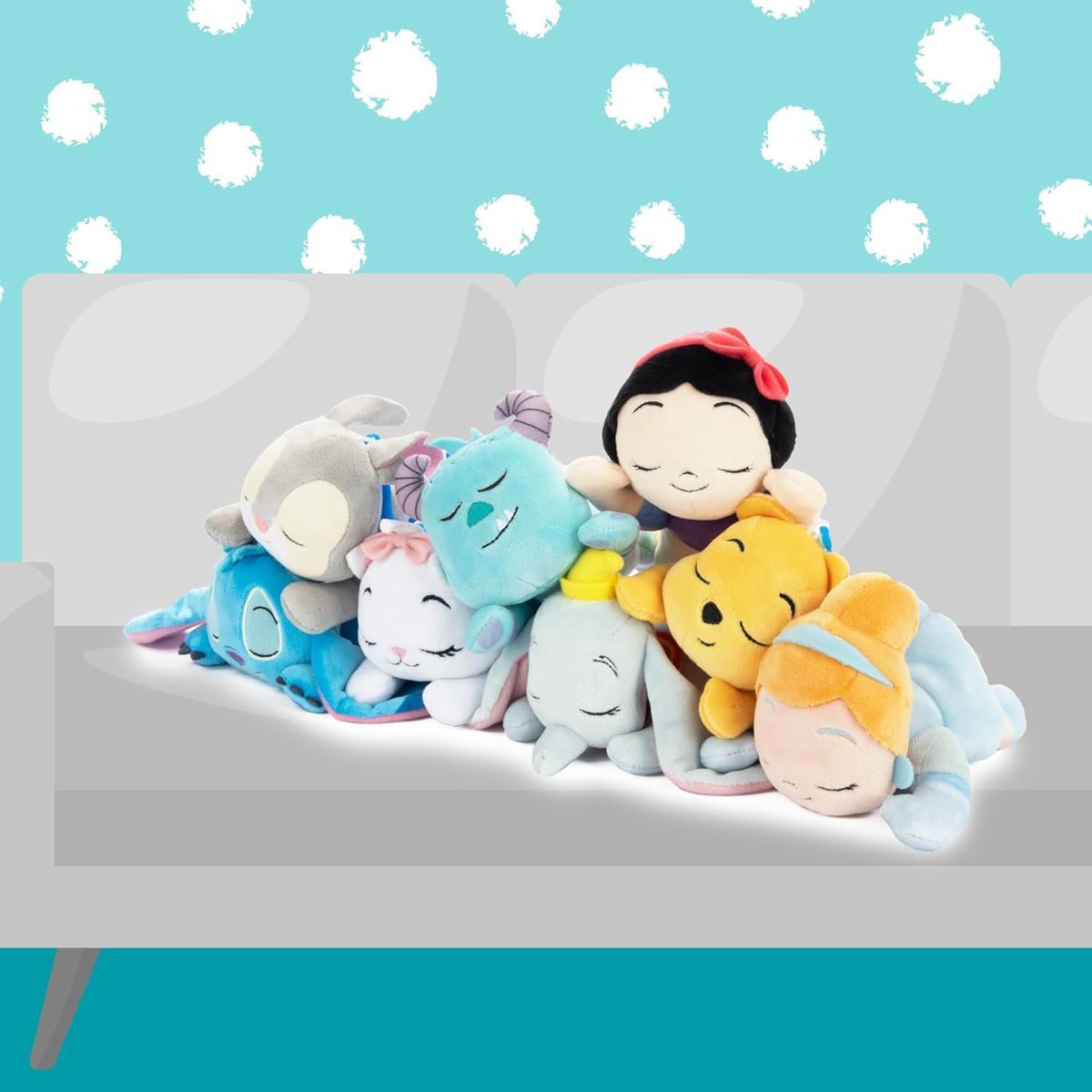 Plyšová figurka s klipem Disney Snuglets 15 cm