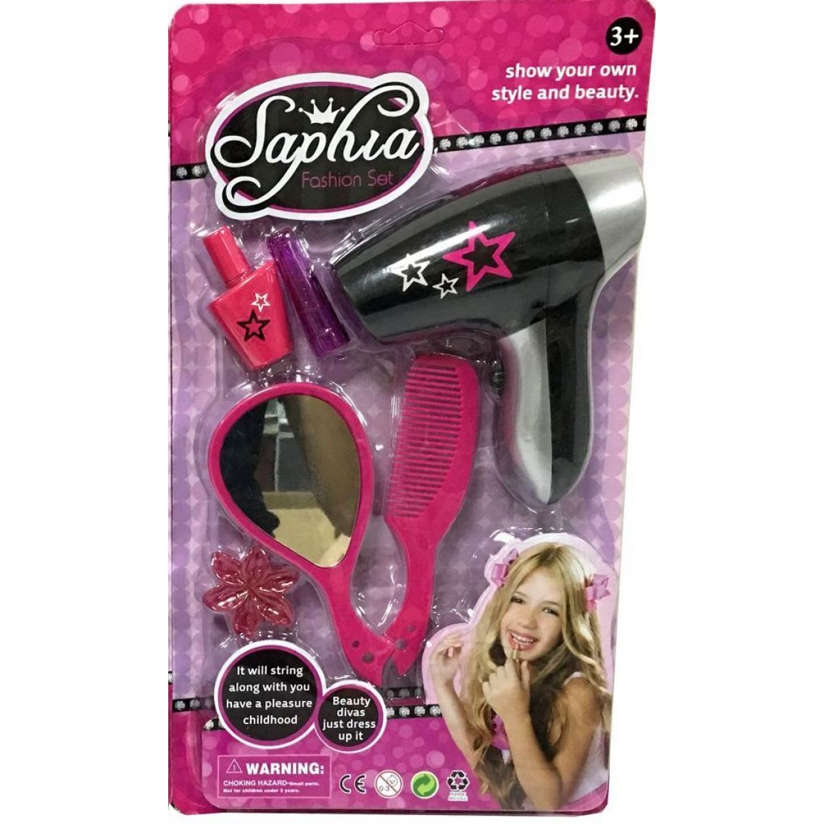 Alltoys Beauty sada s fénem a se zrcátkem