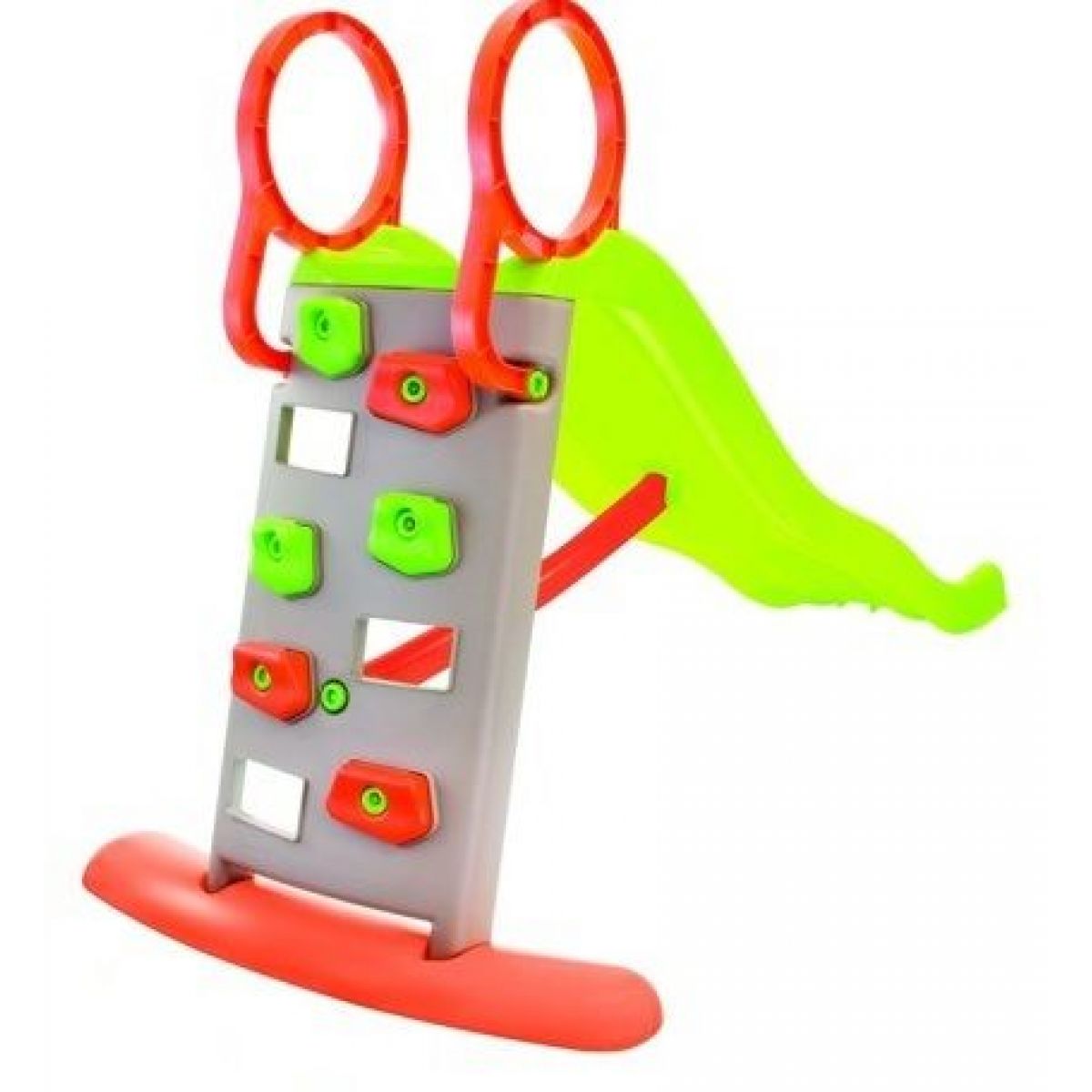 Mochtoys Dětská skluzavka s lezeckou stěnou 198 cm