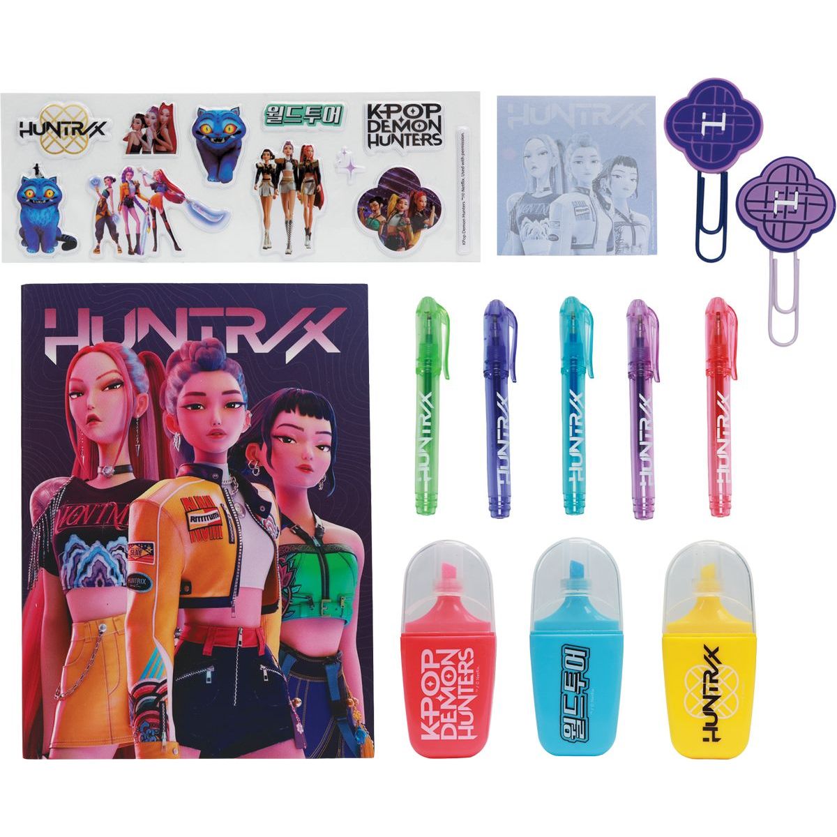 Bluesky K-pop Demon Hunters Školní set velký Huntrix
