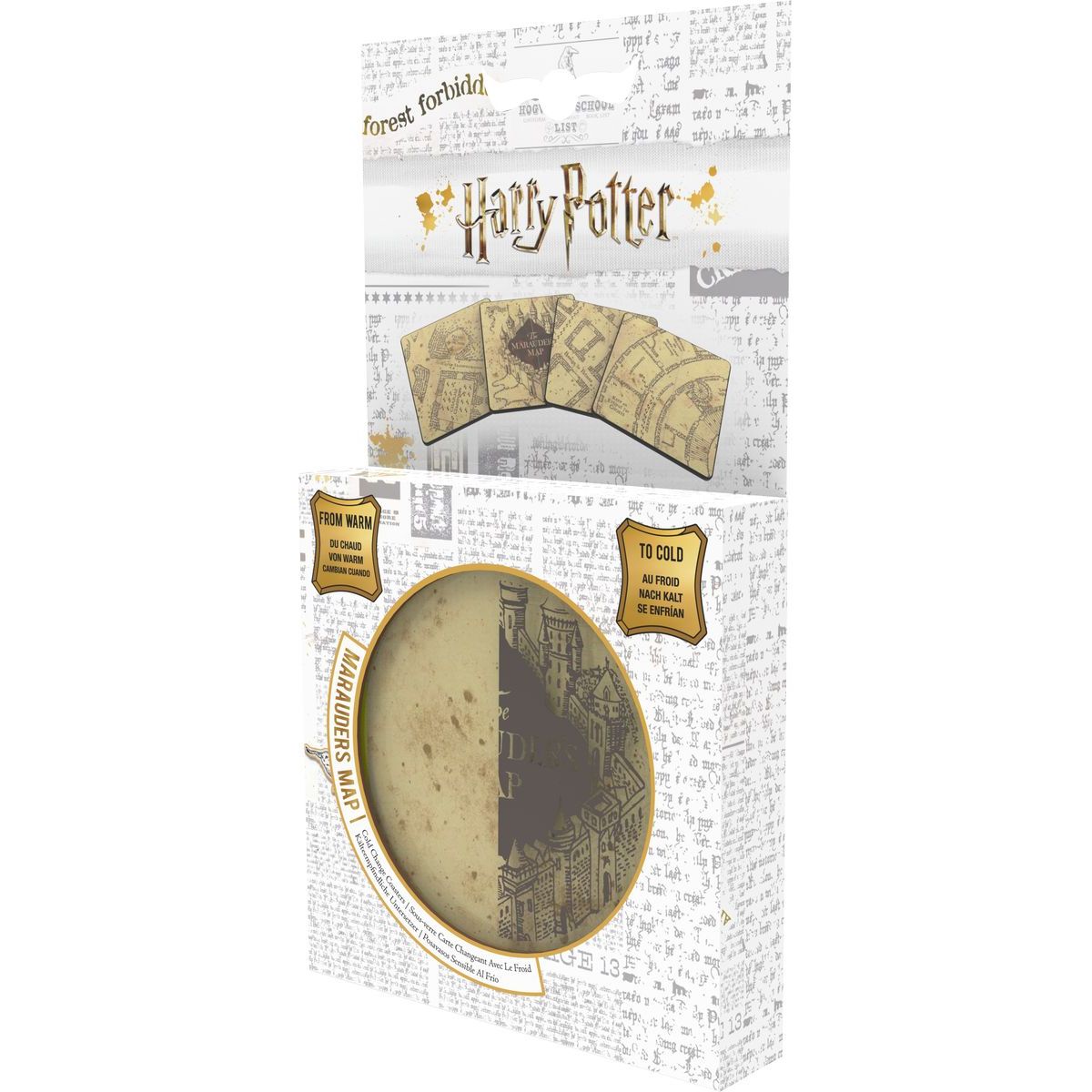 Marauders Map Set podtácků 4 ks