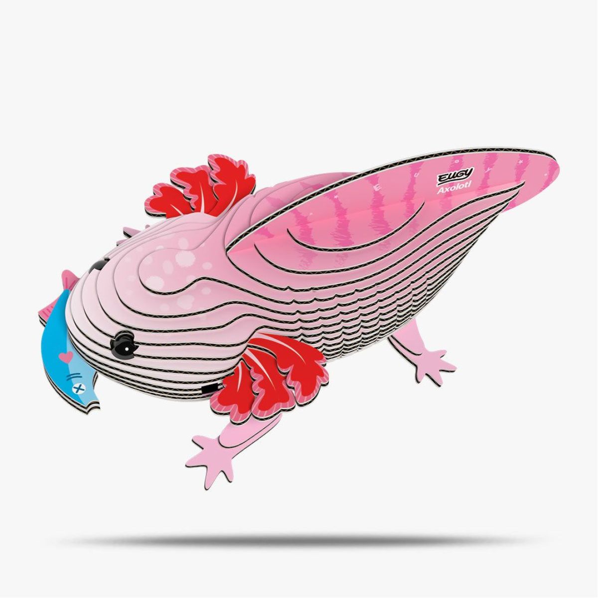 EUGY Axolotl 3D kartonová skládačka