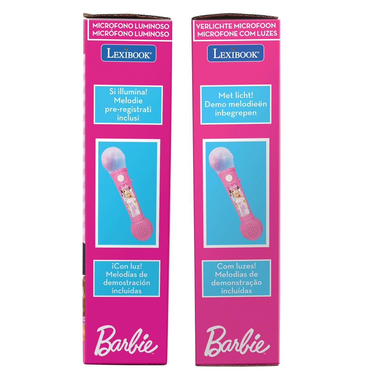 Lexibook Svítící mikrofon Barbie s melodiemi